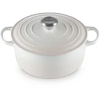 Le Creuset Signature Bräter 24 cm rund meringue