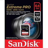 SanDisk SDXC Extreme PRO 64GB Class 10 UHS-I