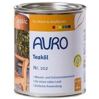 Auro Gartenmöbelöl Classic Nr.102-81 Teaköl 0,75 l Dose