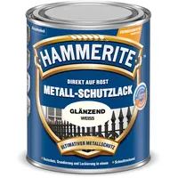 HAMMERITE Metall-Schutzlack 250 ml weiß glänzend