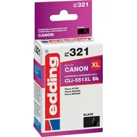 Edding kompatibel zu Canon CLI-551XL schwarz