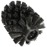 Wenko Ersatzbürste WC-Garnituren Schwarz Ø 8 cm