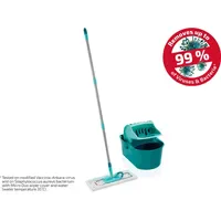 Leifheit Set Wischtuchpresse Profi Compact + Bodenwischer (55092)