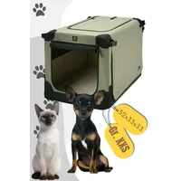 Maelson Soft Kennel faltbare Hundebox -beige - XXS -