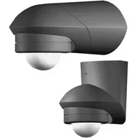 Grothe 94534 Aufputz PIR-Bewegungsmelder 240° Relais Schwarz IP55