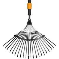 Fiskars QuikFit Metal 47 cm, Leaf Rechen - Black