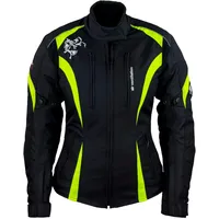 ROLEFF RACEWEAR Motorradjacke Lady Latina, Neon Gelb, Größe L