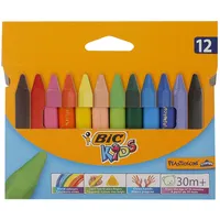 BIC Plastidecor Triangle Wachsmalstifte  12 St.