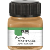 Kreul Acryl Mattfarbe ocker, 20 ml