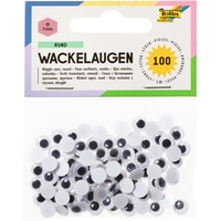 Folia Wackelaugen weiß 7,0 mm Ø 7,0 mm 100