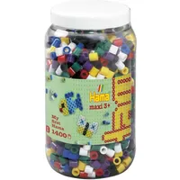 Hama Volloton Mix Bügelperlen 1 400 St. mehrfarbig