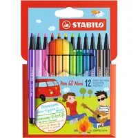 Stabilo Pen 68 Mini 12 St. Mehrfarbig