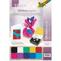 Folia Glitterpapier 70 g/qm, 230 x 33 cm 10