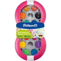 Pelikan  Farbkasten Space+ 12 St. magenta