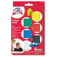 Staedtler FIMO Modelliermasse kids Colour Pack Basic 6 Stück
