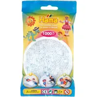 Hama Beutel mit Perlen 1000 St. transparent weiß