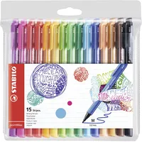 Stabilo Filzschreiber 15 St. mehrfarbig