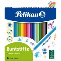 Pelikan Buntstifte 24 St. farbig sortiert