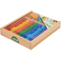 Lena Super Beads Holzfädelperlen Bastelset