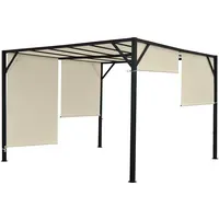 Mendler Pergola Baia 3,00 x 3,00 m inkl. Schiebedach