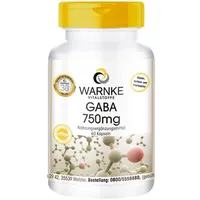 Warnke Vitalstoffe GmbH Gaba 750 mg Kapseln 60 St.