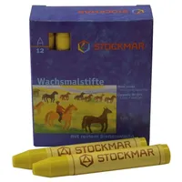 Stockmar Wachsmalstift 12 St. 12x83 mm Gelb