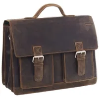 GREENLAND Nature Aktentasche Nature Westcoast School-Officebag Buffalo - Brown