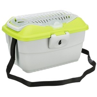 Trixie Kleintier-Transportbox Mini-Capri - hellgrau/blau