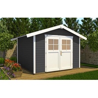 Weka Gartenhaus 122 3,00 x 2,35 m anthrazit