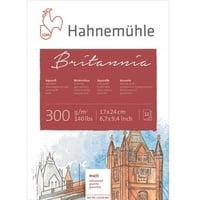 HAHNEMUEHLE Hahnemühle Aquarellblock Britannia 17,0 x 24,0 cm