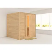 Karibu Sauna Mojave ohne Zubehör mit Fronteinstieg 40 mm-Ohne