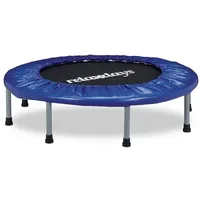 Relaxdays Trampolin 95 cm faltbar schwarz/blau