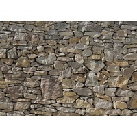 KOMAR Fototapete Stone Wall 368 x 254 cm