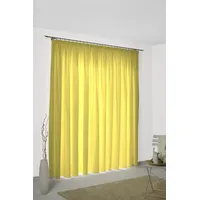 Wirth Sunbone Vorhang Kräuselband 132 x 175 cm gelb