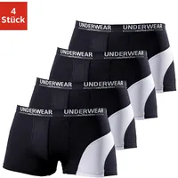 Authentic Underwear Boxer schwarz XS 4er Pack