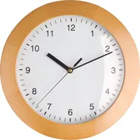 TFA Funk - Wanduhr 98.1065 braun
