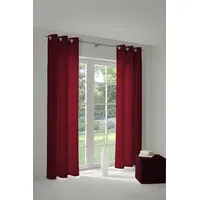 Wirth Vorhang »Toco-Uni« Ösen 1 Stk. tlg. Wirth rot