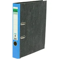 Elba Ordner rado Wolkenmarmor 50mm Pappe blau
