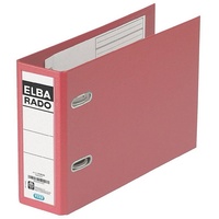 Elba Ordner rado plast A5 quer, 75 mm, rot