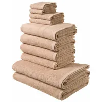 OTTO home Inga Handtuchset 10-tlg. beige