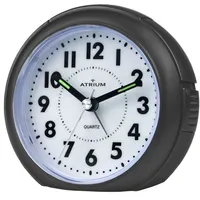 Atrium Wecker Analog Quarz ohne Ticken mit Licht und