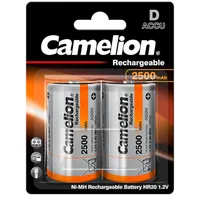 Camelion 17025220 - Akku NiMH wiederaufladbar, batteries HR20 Accu