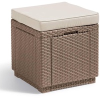 KETER Cube Sitzhocker 42 x 42 x 39 cm
