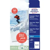 Zweckform Avery Classic Inkjet Fotopapier weiß, Glanz