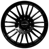 Borbet CW3 9x20 ET40 5x114,3 67,1, black glossy