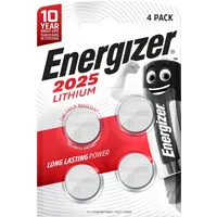 Energizer Knopfzelle Lithium CR 2025 4 Stück