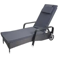 Mendler Carrara Sonnenliege 197 x 71 x 108 cm