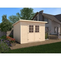 Weka Gartenhaus 219 2,95 x 3,00 m natur