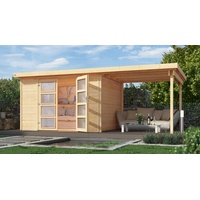 Weka Gartenhaus 321 B 4,89 x 2,5 m natur