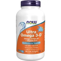NOW Foods Ultra Omega 3-D Softgels 180 St.